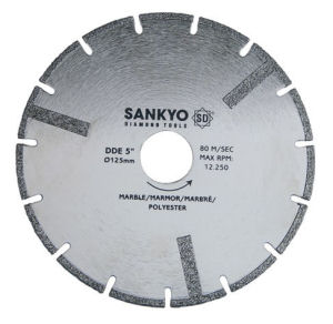 Sankyo DDE Szegmentált gyémánttárcsa márvány, poliészter vágására