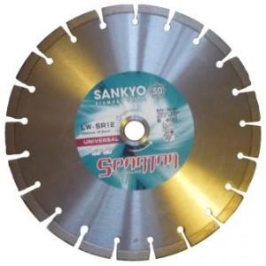 Sankyo LW-SR SPARTAN szegmentált gyémánttárcsa általános építőipari anyagok vágására