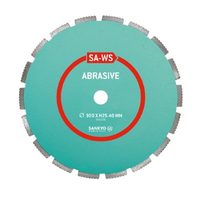 Sankyo SAWS Aszfaltvágó gyémánt vágótárcsa hullámosított szegmensekkel