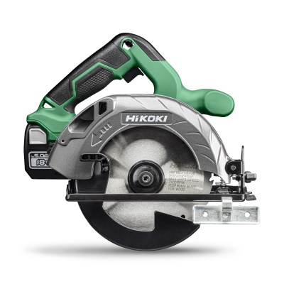 Hikoki C1806DUMWPZ Akkumulátoros körfűrész 165mm, 18V 2X5Ah-s akkuval és töltővel, HITBOX-ban