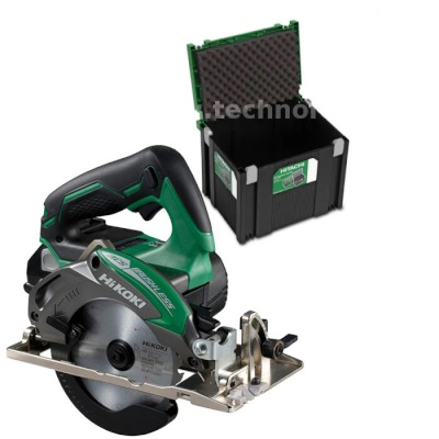 Hikoki C18DBL-BASIC-HSC Akkumulátoros körfűrész 18V 125mm akku és töltő nélkül Hitboxban
