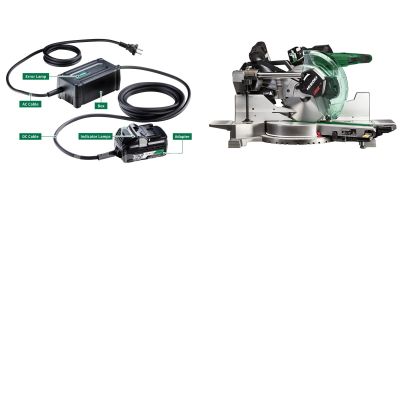 Hikoki C3610DRA-BASIC+ET36A Akkus gérvágó 36V MultiVolt + 230V hálózati adapter