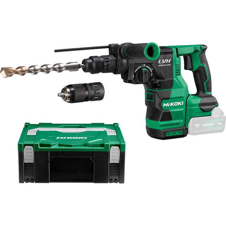Hikoki DH1826DCW2Z Akkus fúró-vésőkalapács 2,6J 18V akku és töltő nélkül Hitbox kofferben