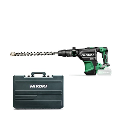 Hikoki DH3640DAW2Z Akkus SDS-MAX fúró-vésőkalapács 9,2J 36V akku és töltő nélkül, Hitboxban