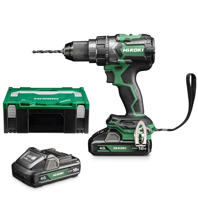 Hikoki DS18DCWHZ Akkus fúró - csavarozó 18V 140Nm 2x4,0Ah akkumulátorral