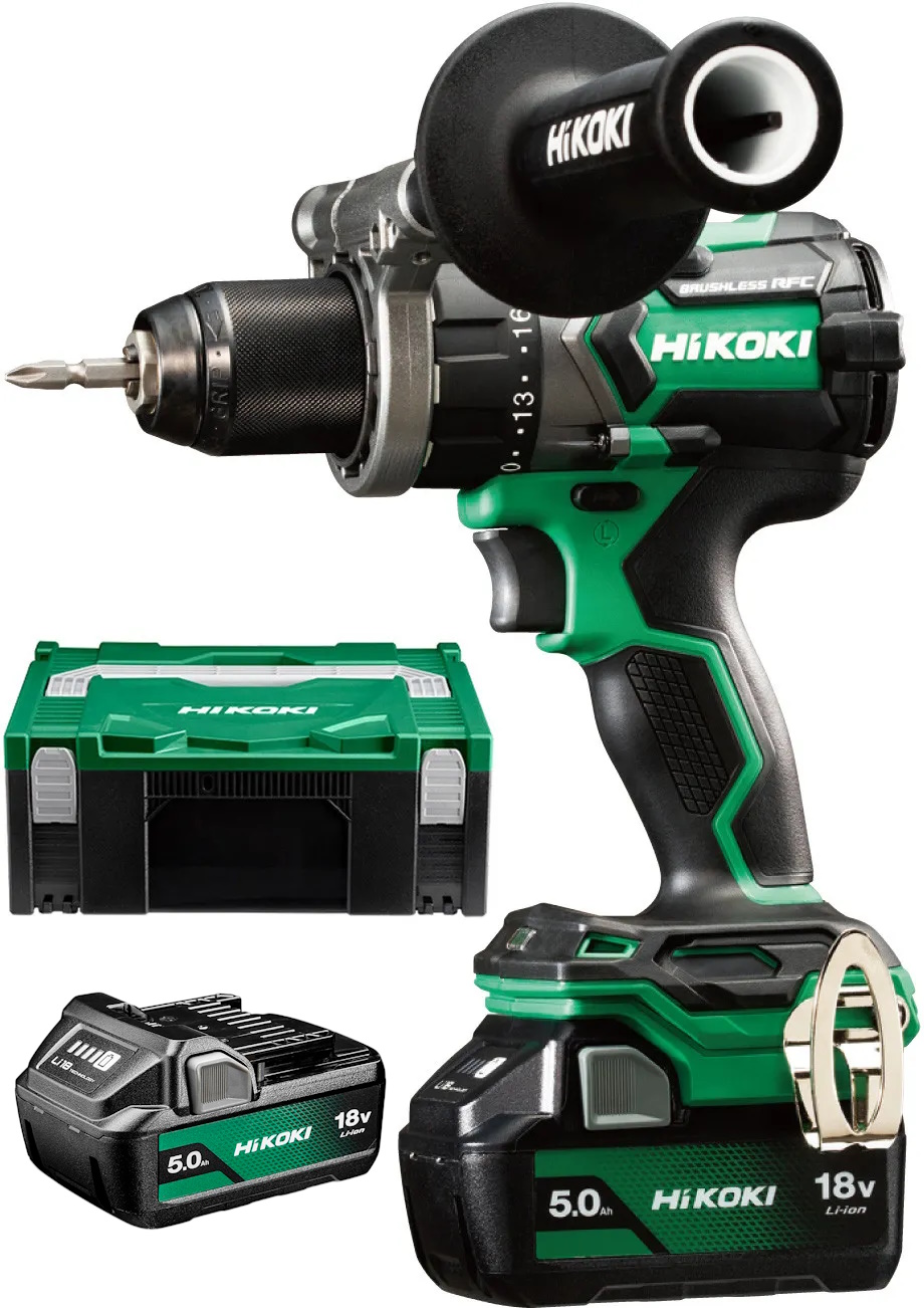 Hikoki DV18DC-WPZ Akkus ütvefúró - csavarozó 140Nm 18V 2x5Ah akkuval