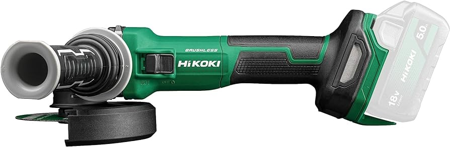 Hikoki G1812DEW4Z Akkus sarokcsiszoló 115mm 18V akku és töltő nélkül