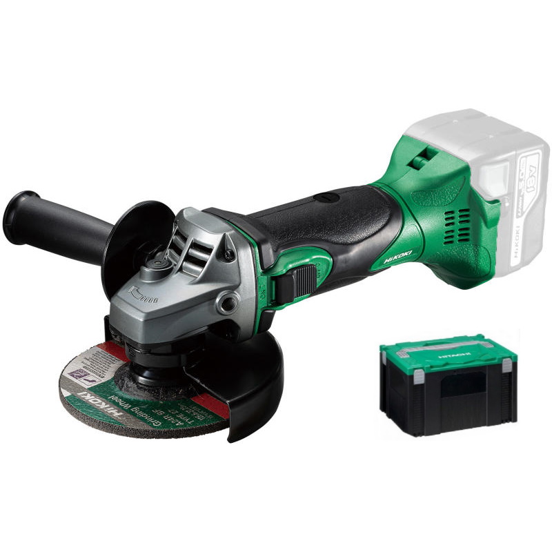 Hikoki G18DSL2W2Z Akkus sarokcsiszoló 115mm 18V akku és töltő nélkül HitBox-ban