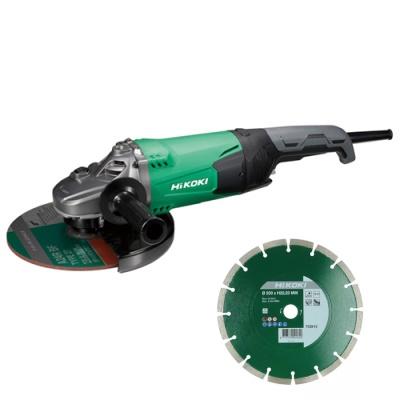Hikoki G23SW2W7Z Sarokcsiszoló 2200W / 230mm + gyémánttárcsa