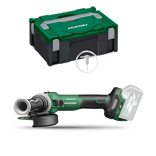 Hikoki G3613DEW2Z Akkus sarokcsiszoló 125mm 36V akku és töltő nélkül HITBOX kofferben Hikoki G3613DEW2Z Akkus sarokcsiszoló 125mm 36V akku és töltő nélkül HITBOX kofferben