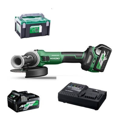 Hikoki G3615DVEWQZ Akkus sarokcsiszoló 150mm 36V 2x2.5Ah Li-Ion akkuval HITBOX Kofferben