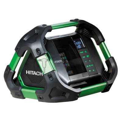 Hikoki UR18DSDLW4Z Akkus rádió 9,6-18V bluetooth DAB akku és töltő nélkül