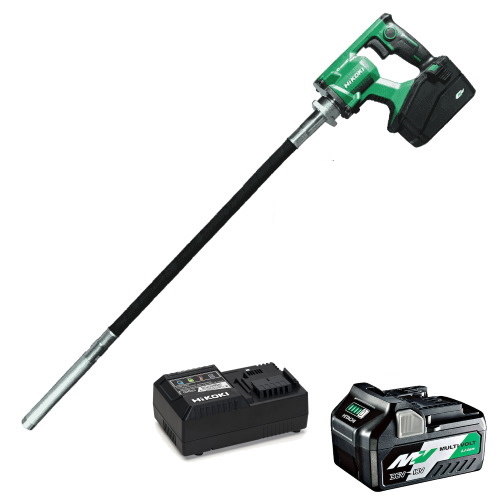 Hikoki UV3628DA Akkus betontömörítő 36V 4Ah akkuval és töltővel