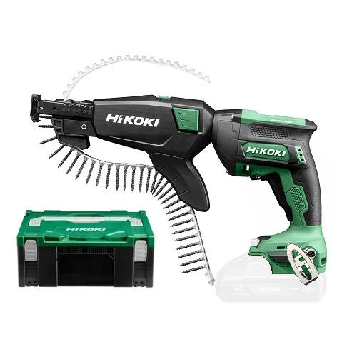 Hikoki W18DAW3Z Akkus gipszkarton csavarbehajtó+adaper18V akku és töltő nélkül HITBOX kofferben