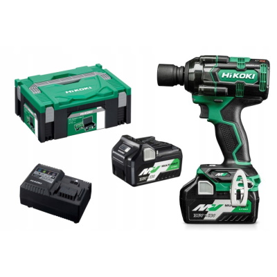 Hikoki WR36DHWRZ Akkus ütvecsavarozó 1/2" 700Nm 36V 2x2,5Ah MULTIVOLT akkuval HITBOX-ban