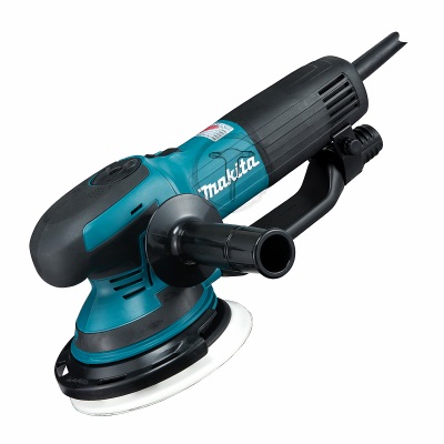 Makita BO6050J Excentercsiszoló 750W 150mm rezgő mozgással kiegészítve MAKPAC kofferben