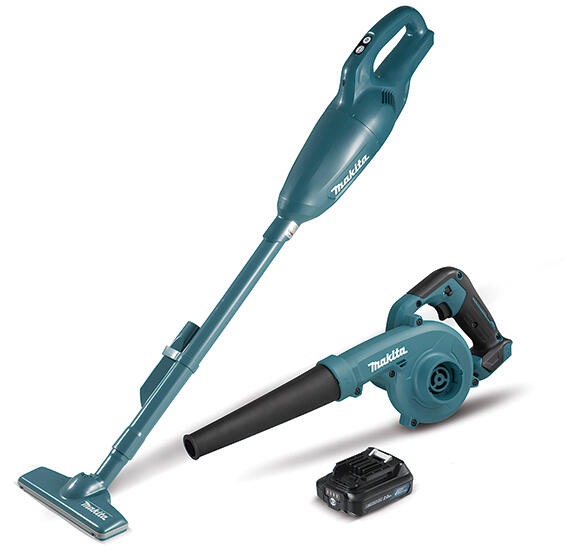 Makita CLX245SAX1 Akkus gépcsomag CL108FDZW porszívó+UB100DZ légseprű 1x12V 2,0Ah akku