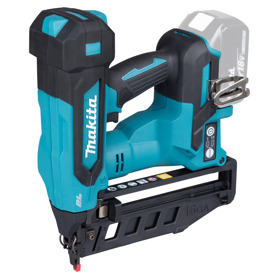 Makita DBN601Z Akkus szegbelövő 16Ga 19-64mm 18V akku és töltő nélkül
