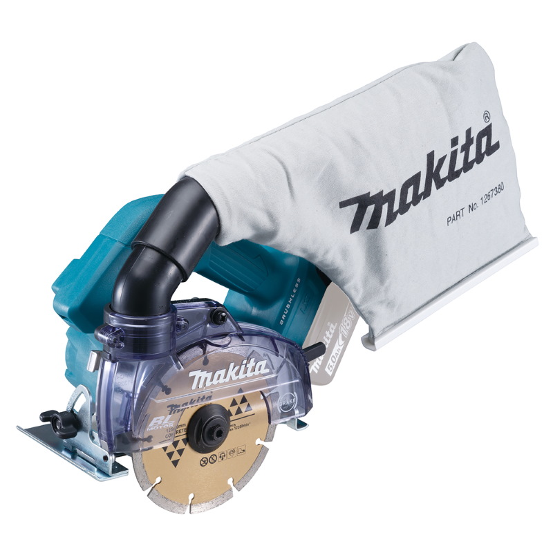 Makita DCC500Z Gyémántvágó 125mm akkumulátor és töltő nélkül