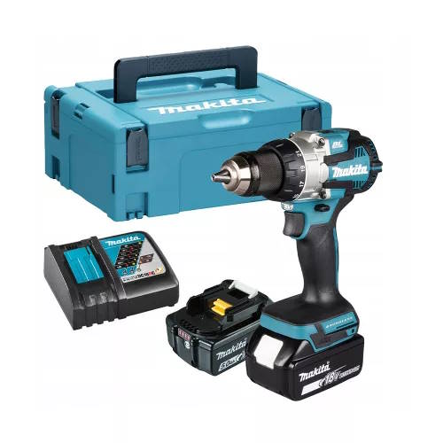 Makita DDF489RTJ Akkus fúró-csavarbehajtó 18V 73Nm 2x5,0Ah akkuval Makpack kofferben