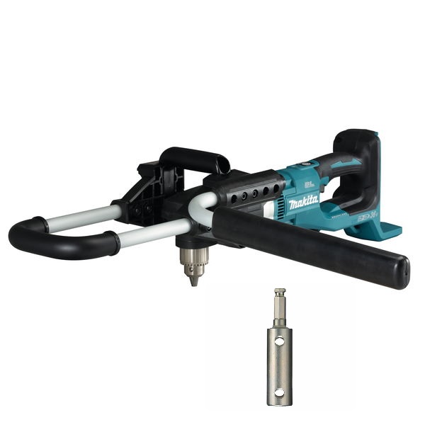 Makita DDG460ZX7+327685-0 Akkumulátoros földfúró + BBA adapter akku és töltő nélkül