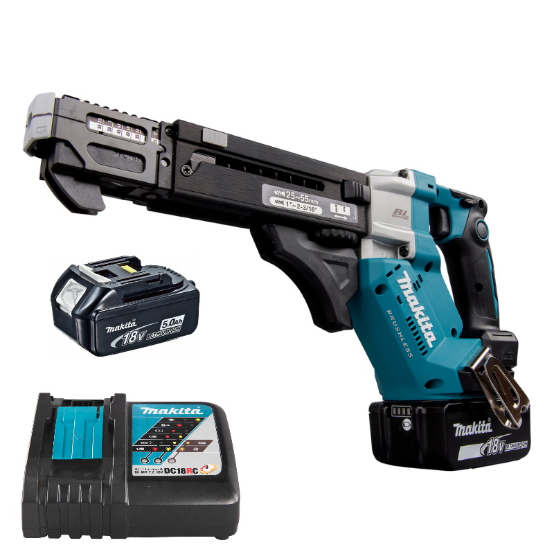 Makita DFR551RTJ Akkus táras csavarbehajtó 2x5.0Ah Li-Ion akkuval