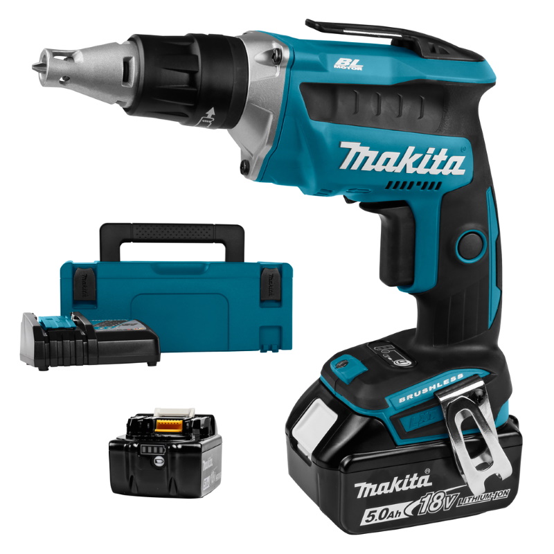 Makita DFS452RTJ Akkus csavarbehajtó 18V 2x5.0Ah Li-Ion akkuval MakPac kofferben