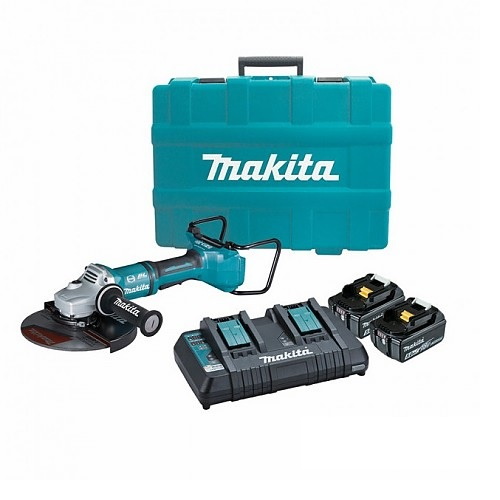 Makita DGA900PT2 Akkus sarokcsiszoló 230mm 2x18V 5,0Ah akkuval