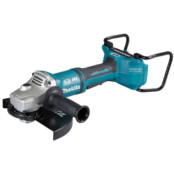 Makita DGA901ZKU2 Akkus sarokcsiszoló 230mm 2x18V akku és töltő nélkül