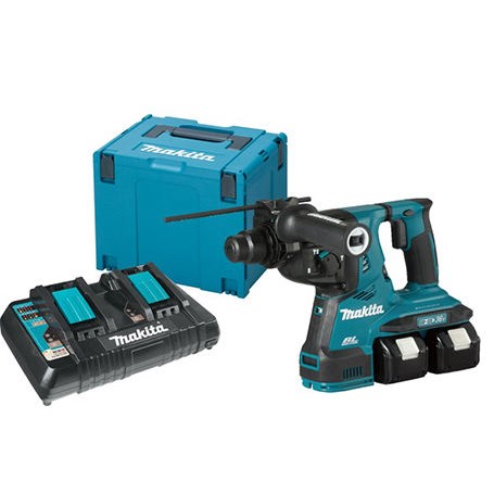 Makita DHR280PT2J Akkus fúró-vésőkalapács 2x18V 5.0Ah akkuval