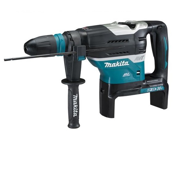 Makita DHR400ZKU Akkus SDS-MAX Fúró-vésőkalapács 8,0J 2x18V akku és töltő nélkül papírdobozban