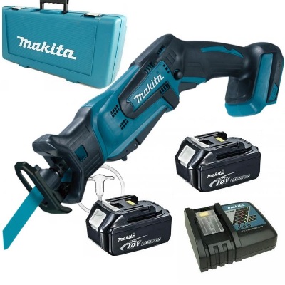 Makita DJR183RTE Akkus orrfűrész 18V 2x5.0Ah Li-Ion akkuval kofferben