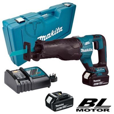 Makita DJR187RTE Akkus Orrfűrész 18V 2x5.0Ah Li-Ion akkuval kofferben