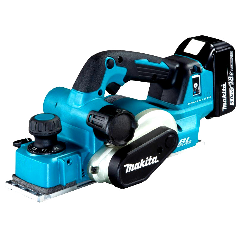 Makita DKP181RTJ Akkus gyalu 18V 2x5.0Ah Li-Ion akkuval MAKPAC kofferben