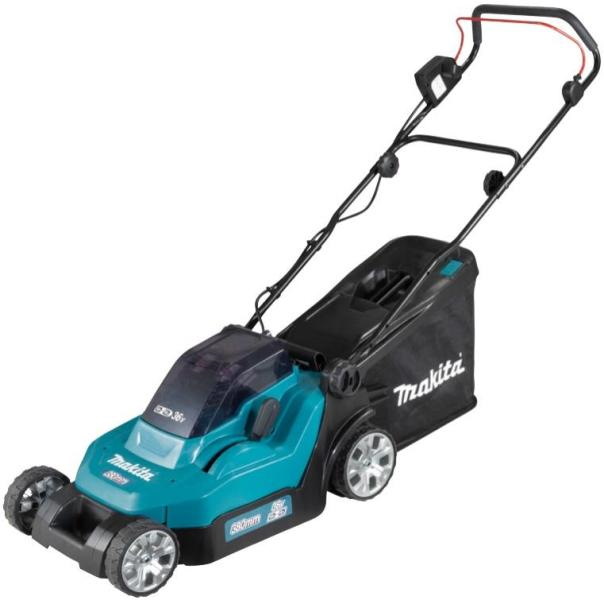 Makita DLM382PT2 Akkus fűnyíró 38cm 2x18V 5.0Ah akkuval dupla töltővel