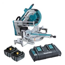 Makita DLS211PT2U Akkus gérvágó 305mm körfűrészlappal 2x18V 5.0Ah Li-Ion akkumulátorral