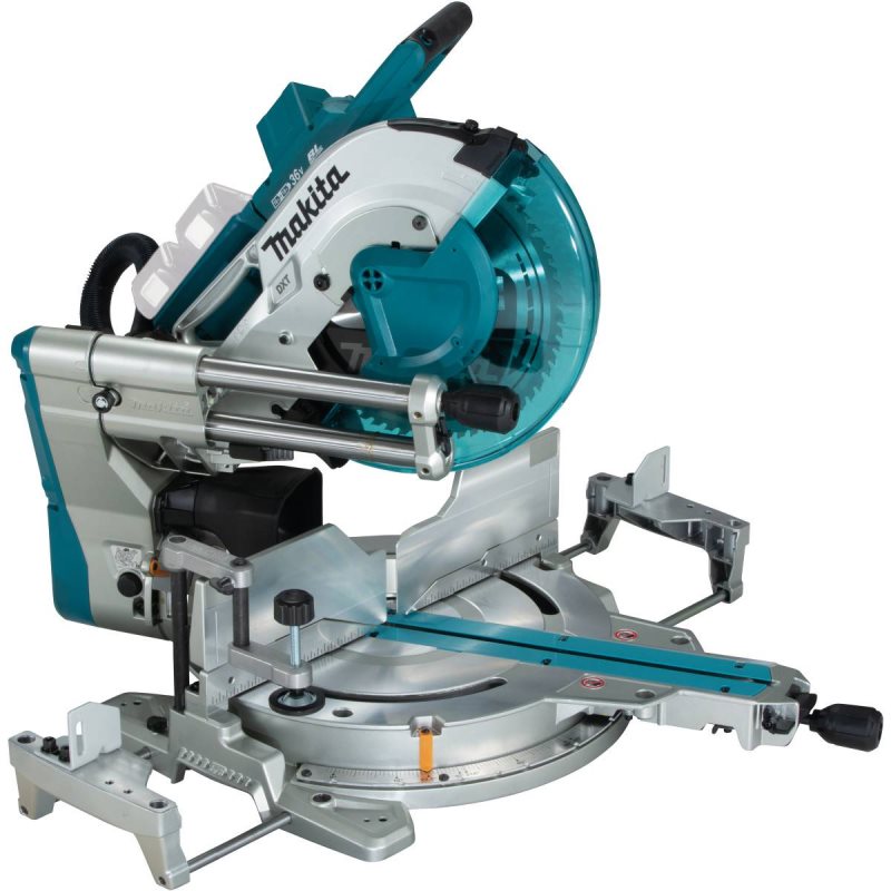 Makita DLS211ZU Akkus gérvágó 305mm körfűrészlappal 2x18V akku és töltő nélkül