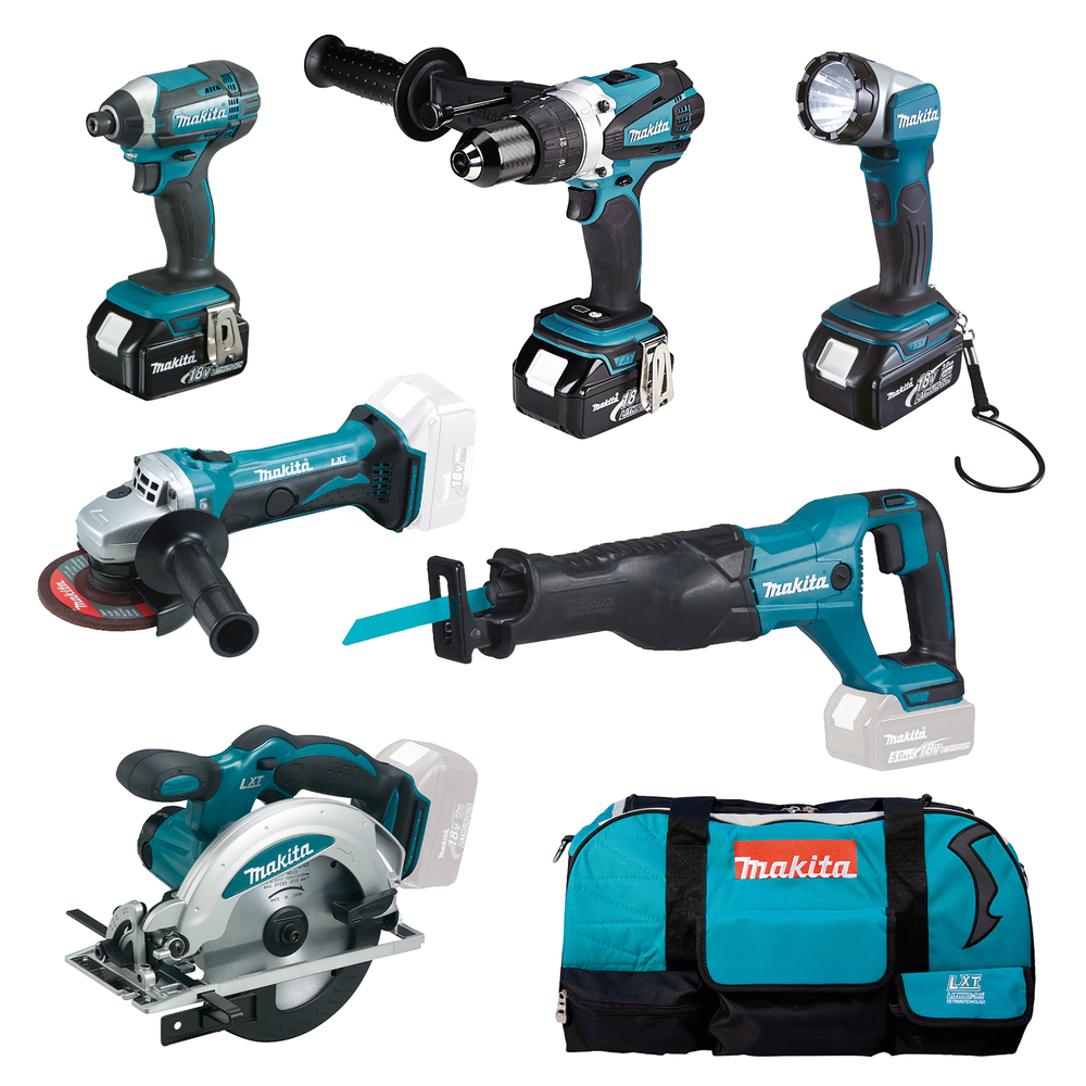 Makita DLX6046 Akkus gépcsomag 18V 3x3,0Ah Li-Ion akkuval