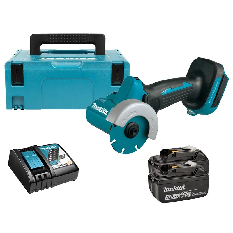 Makita DMC300RTJ Akkus kompakt daraboló 18V 2x5,0Ah akkumulátorral és töltővel