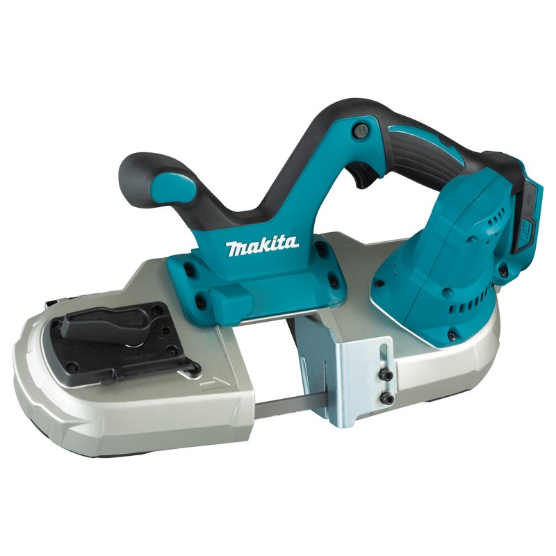 Makita DPB182Z Akkus szalagfűrész 18V akku és töltő nélkül papírdobozban
