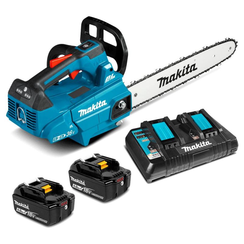 Makita DUC306PT2 Akkus egykezes láncfűrész 18V 2x5,0Ah akkuval