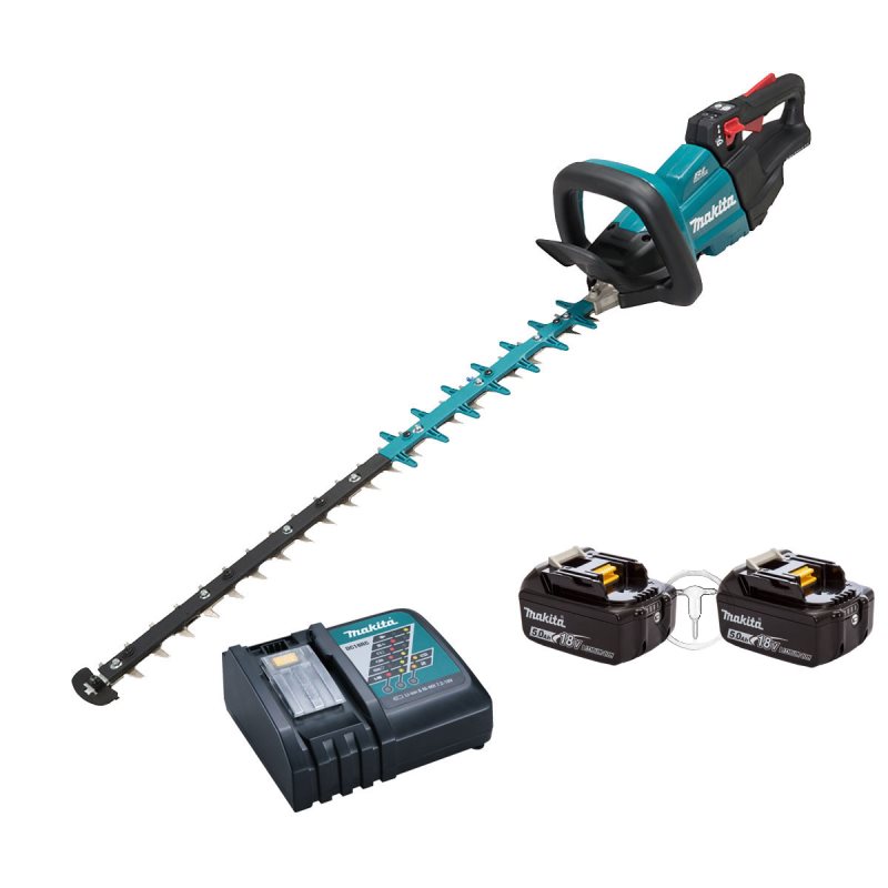 Makita DUH751RTE Akkus Sövényvágó 2x18V 5.0Ah Li-Ion akkuval