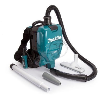 Makita DVC260Z Akkus háti porszívó 2x18V akku és töltő nélkül