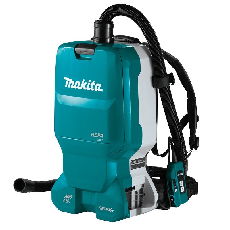 Makita DVC660Z Akkus háti porszívó 2x18V 6L HEPA szűrővel, akku és töltő nélkül