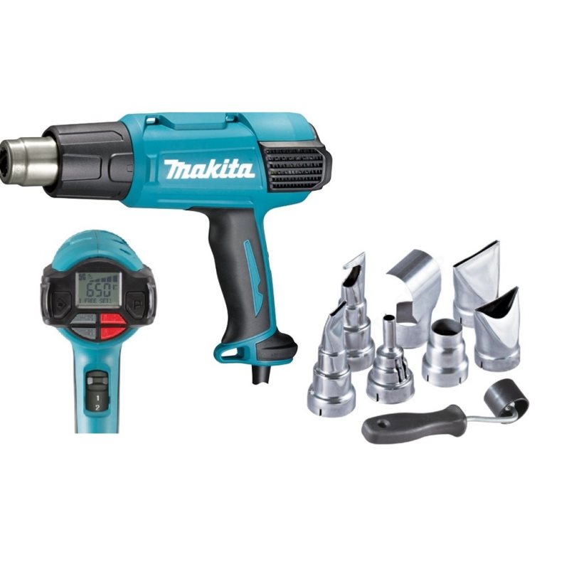 Makita HG6531CK Hőlégfúvó 650C°-ig