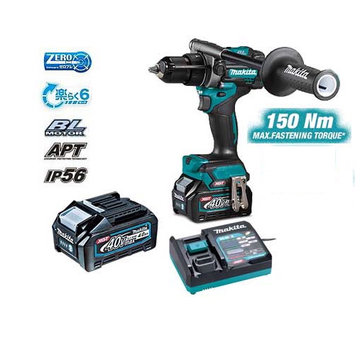 Makita HP001GM201 Akkus ütvefúró-csavarbehajtó 40V 140Nm 2x4,0Ah akkuval