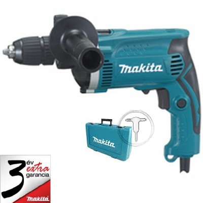 Makita HP1631K Gyorstokmányos ütvefúró kofferban 710W 0-3200/perc