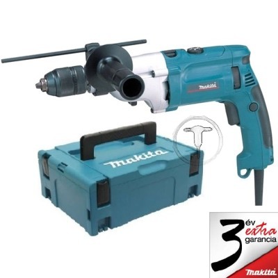 Makita HP2071J Ütvefúró gyorstokmánnyal 1010W Macpack kofferben