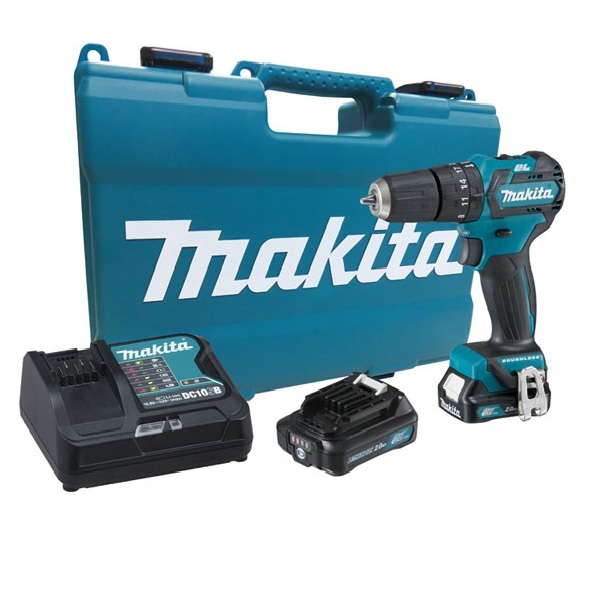 Makita HP332DSAE Akkus ütvefúró csavarbehajtó 35Nm 12V 2x2,0Ah Li-Ion akkumulátorral