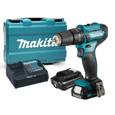 Makita HP333DSAE Akkus ütvefúró csavarbehajtó 30Nm 12V 2x2,0Ah akkuval